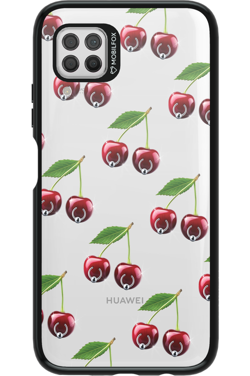 Spicy Cherries Transparent - Huawei P40 Lite