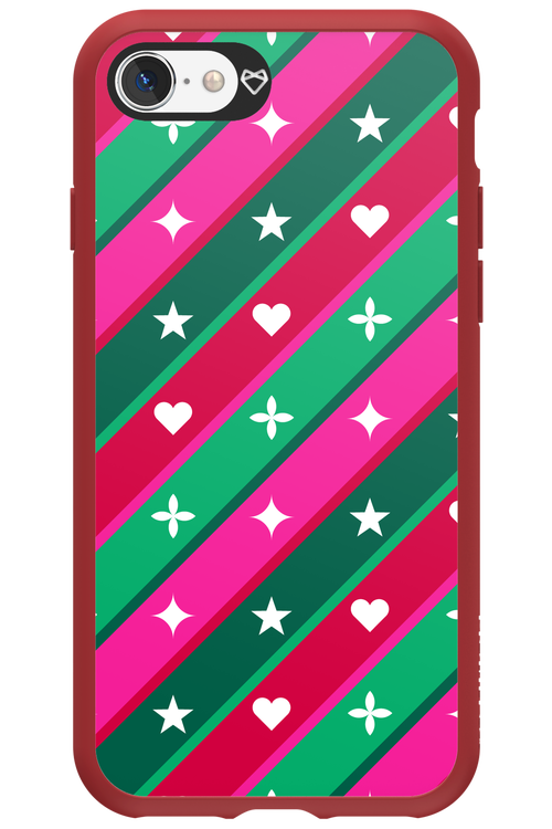 Christmas Stripes - Apple iPhone 8