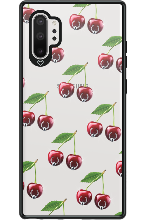 Spicy Cherries Transparent - Samsung Galaxy Note 10+