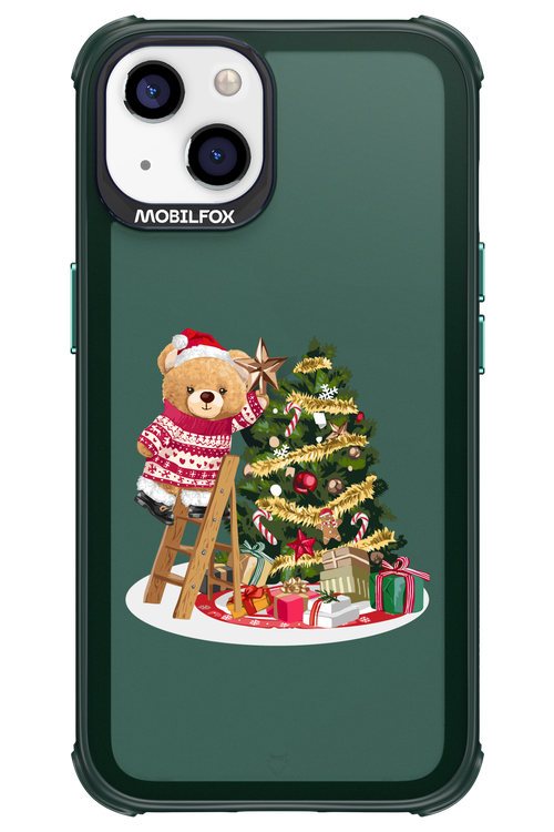 Christmas Bear (Transparent) - Apple iPhone 13