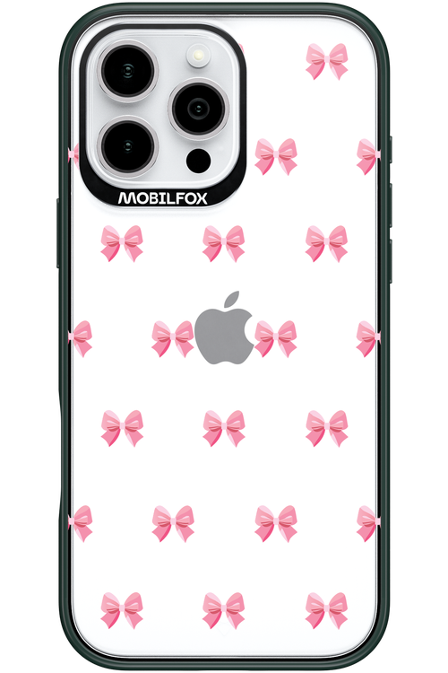 Pinky Bow - Apple iPhone 16 Pro Max
