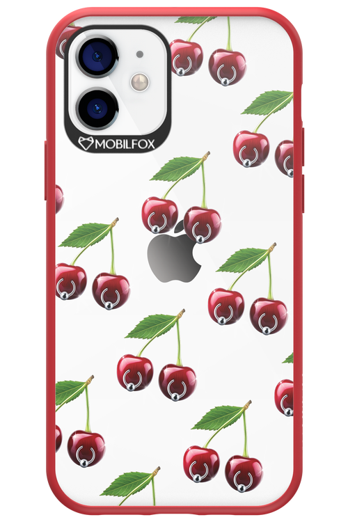 Spicy Cherries Transparent - Apple iPhone 12