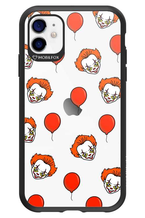 Mystery Clown (Transparent) - Apple iPhone 11