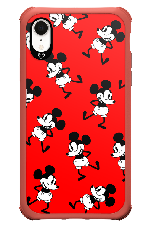 Iconic Mouse (red pattern) - Apple iPhone XR