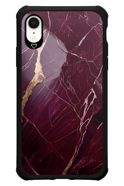 Burgundy Marble - Apple iPhone XR