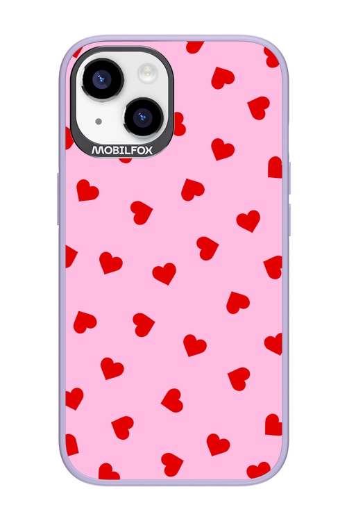 Sprinkle Heart Pink - Apple iPhone 14