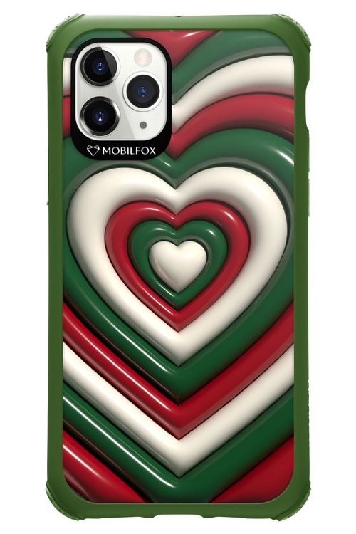 XMAS Hearts - Apple iPhone 11 Pro