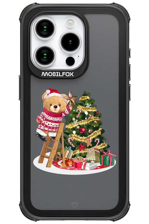 Christmas Bear (Transparent) - Apple iPhone 15 Pro