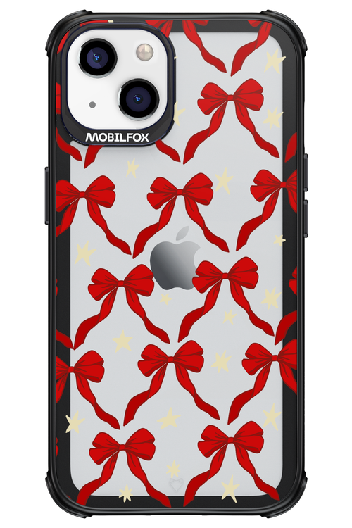 Bow & Stars (Transparent) - Apple iPhone 13