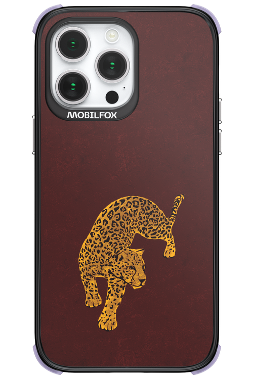 Burgundy Leopard - Apple iPhone 14 Pro Max