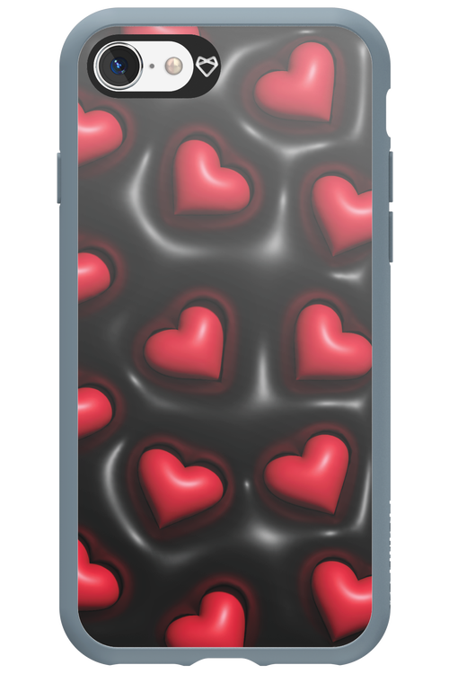 Hearts in love - Apple iPhone 8