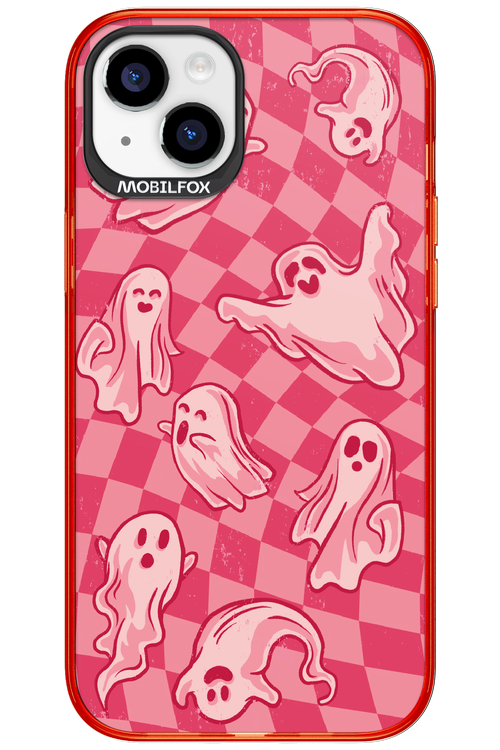 Strawberry Ghosts - Apple iPhone 15 Plus
