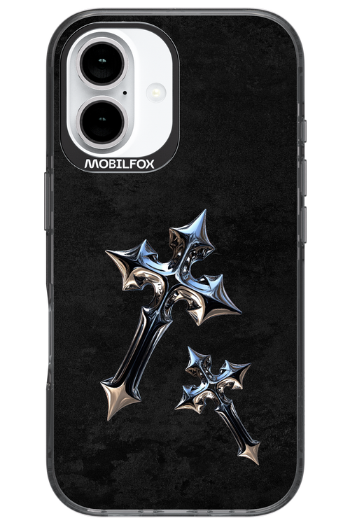 Chrome Crosses - Apple iPhone 16