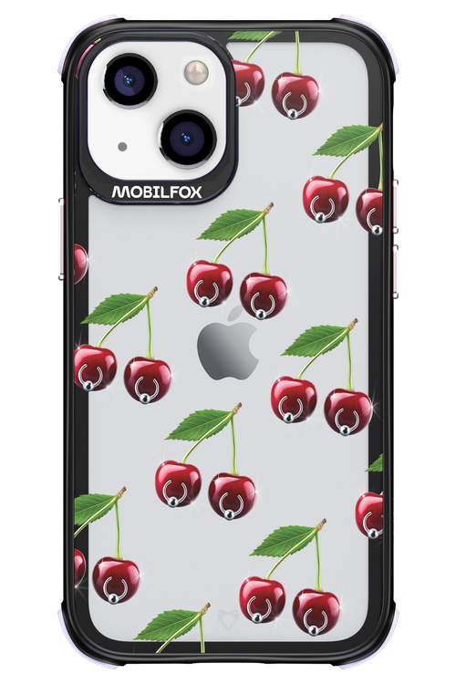 Spicy Cherries Transparent - Apple iPhone 13 Mini