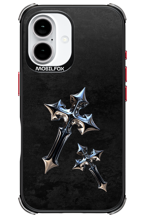 Chrome Crosses - Apple iPhone 16