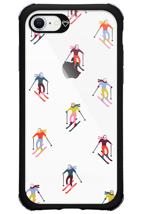 Snow Motion (Transparent) - Apple iPhone 8