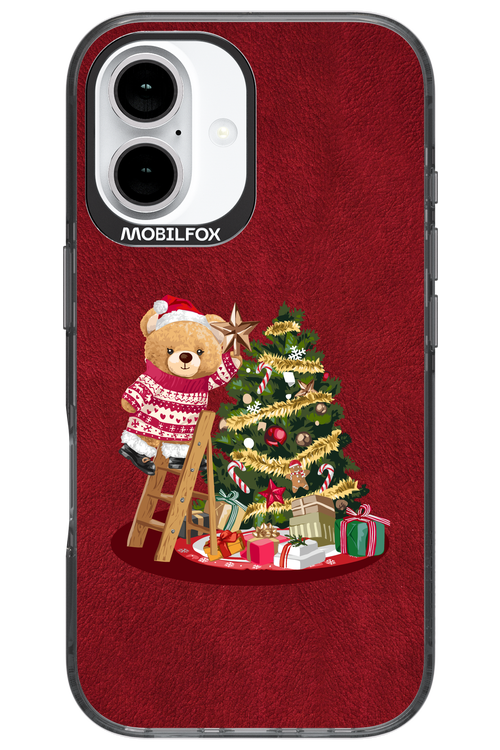 Christmas Bear (Burgundy) - Apple iPhone 16