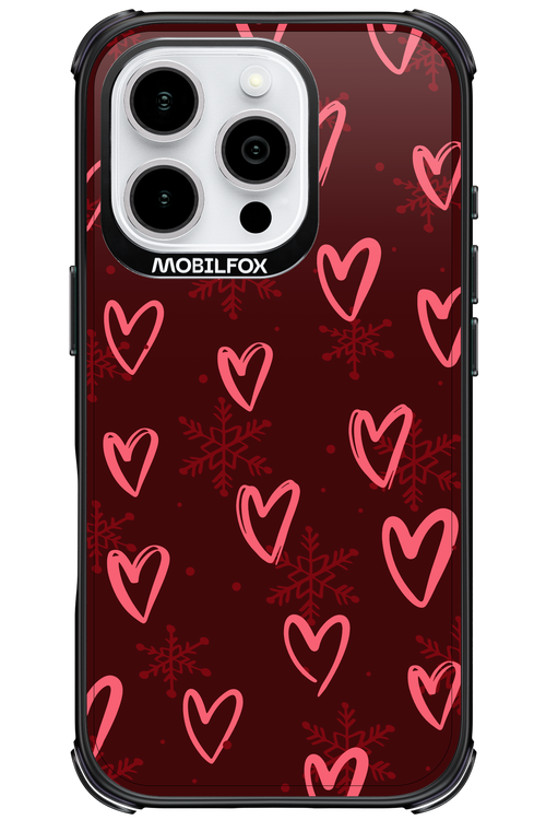 Christmas Hearts - Apple iPhone 16 Pro