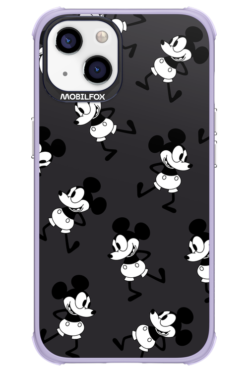Iconic Mouse (antracite pattern) - Apple iPhone 13