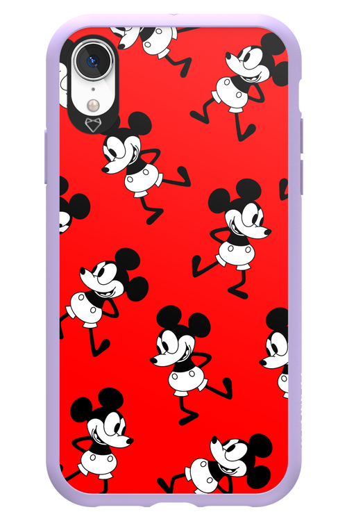 Iconic Mouse (red pattern) - Apple iPhone XR