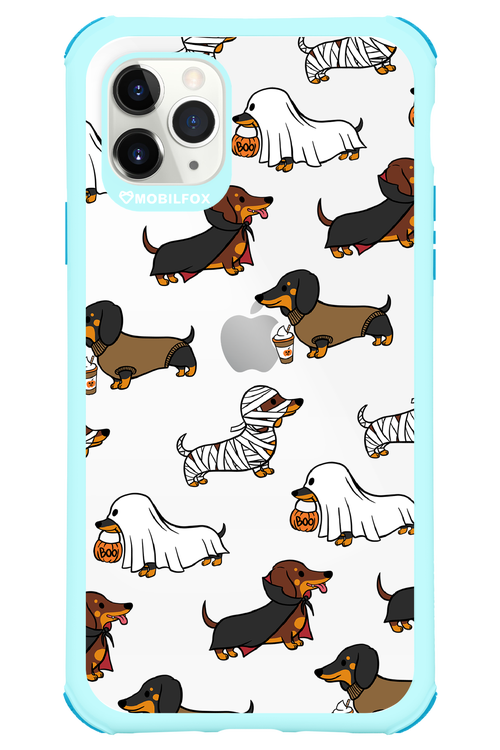 Scary Dachshund (Transparent) - Apple iPhone 11 Pro Max