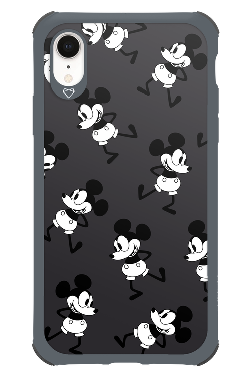 Iconic Mouse (antracite pattern) - Apple iPhone XR