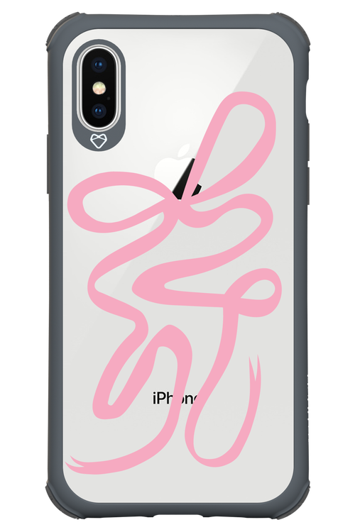 Pink Bow - Apple iPhone X