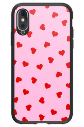 Sprinkle Heart Pink - Apple iPhone XS