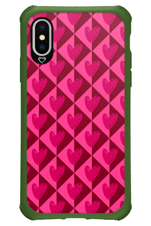 Holiday Heartss - Apple iPhone X