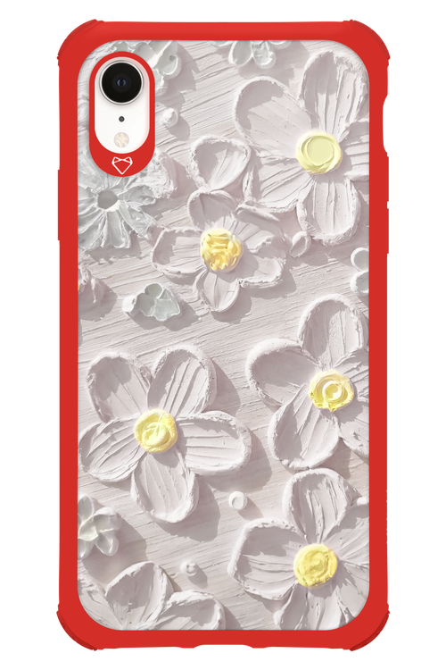 White Flowers - Apple iPhone XR