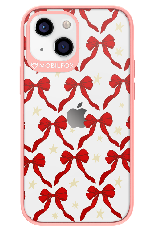Bow & Stars (Transparent) - Apple iPhone 13 Mini