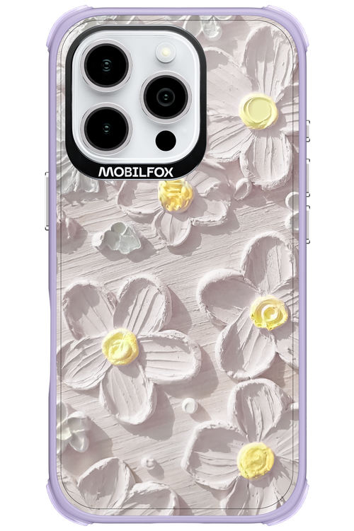 White Flowers - Apple iPhone 16 Pro