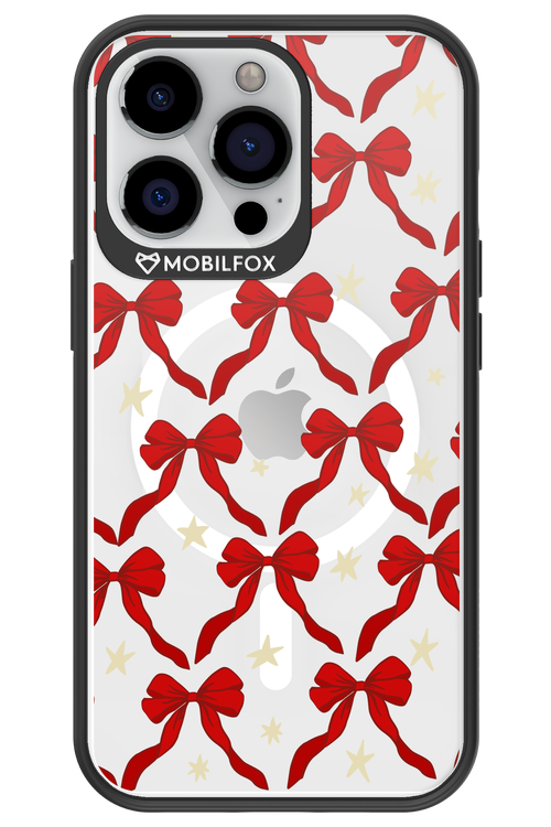 Bow & Stars (Transparent) - Apple iPhone 13 Pro