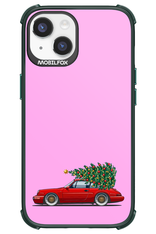 XMAS Car Pink - Apple iPhone 14