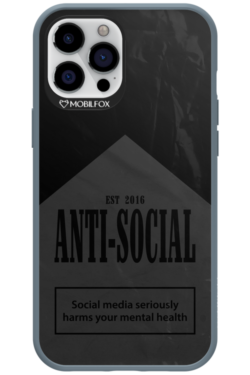 ANTI-SOCIAL (BLVCK) 2.0 - Apple iPhone 12 Pro Max