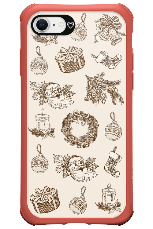 Christmas Paper - Apple iPhone 8
