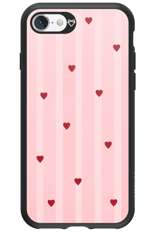 Red Little Hearts 2.0 - Apple iPhone SE 2020