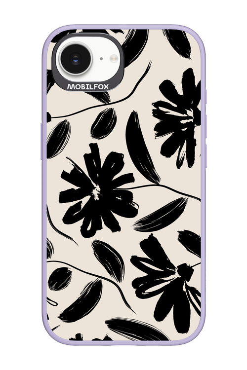 Monochrome Flowerss - Apple iPhone 16e