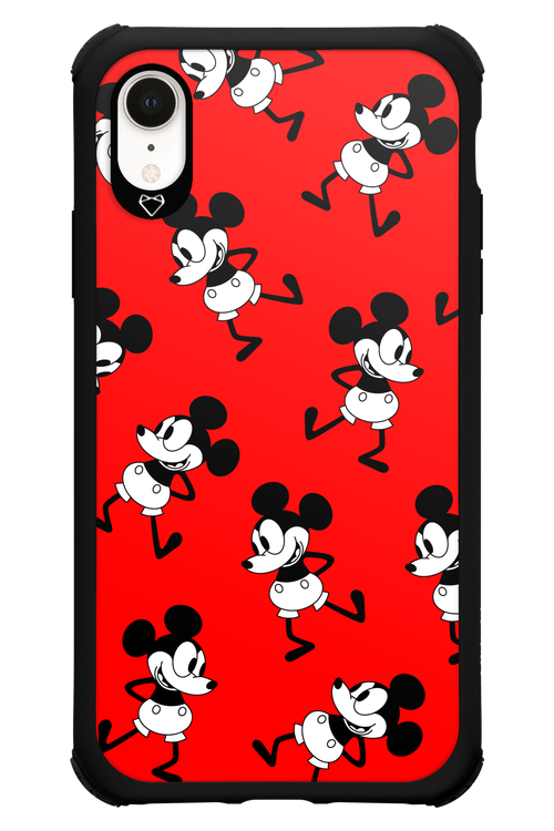 Iconic Mouse (red pattern) - Apple iPhone XR