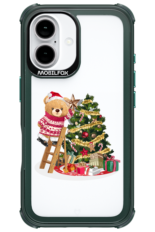 Christmas Bear (Transparent) - Apple iPhone 16