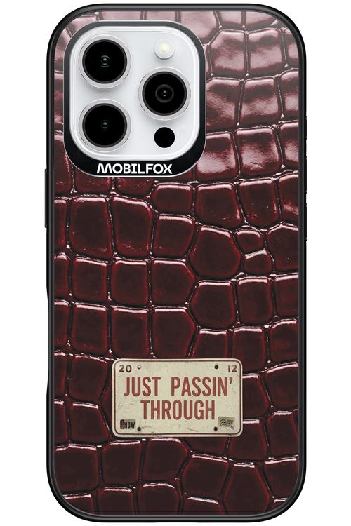 Just passin through 2.0 - Apple iPhone 16 Pro