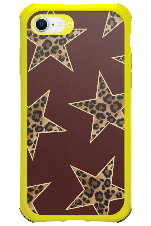 Wild Stars Burgundy - Apple iPhone SE 2020