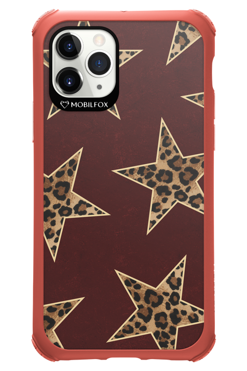 Wild Stars Burgundy - Apple iPhone 11 Pro