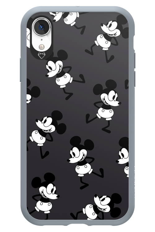 Iconic Mouse (antracite pattern) - Apple iPhone XR