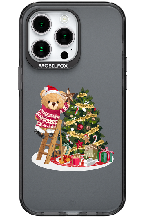 Christmas Bear (Transparent) - Apple iPhone 15 Pro Max