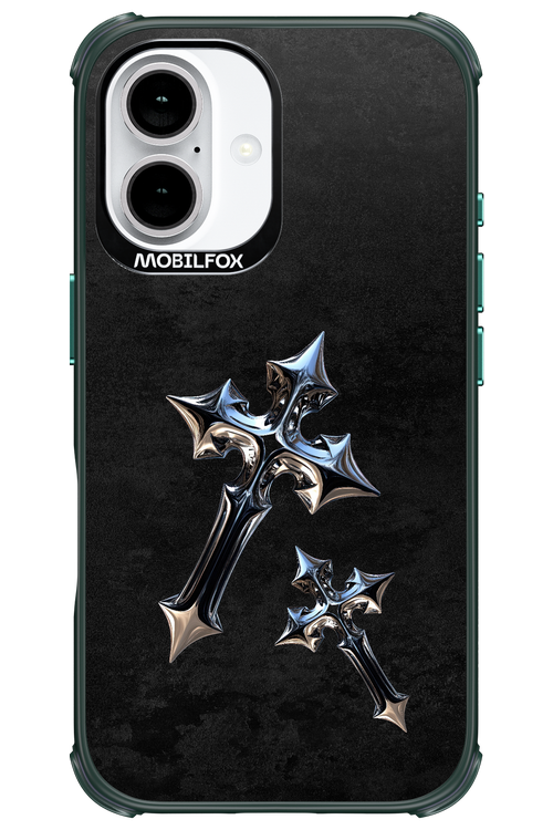 Chrome Crosses - Apple iPhone 16