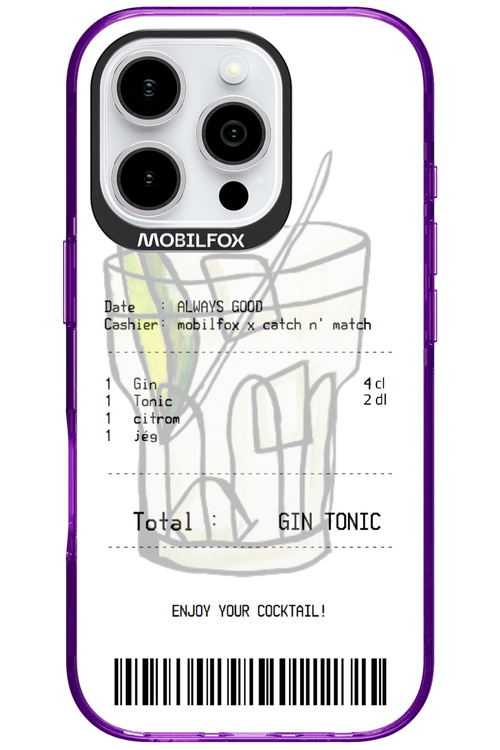 gin tonic - Apple iPhone 16 Pro