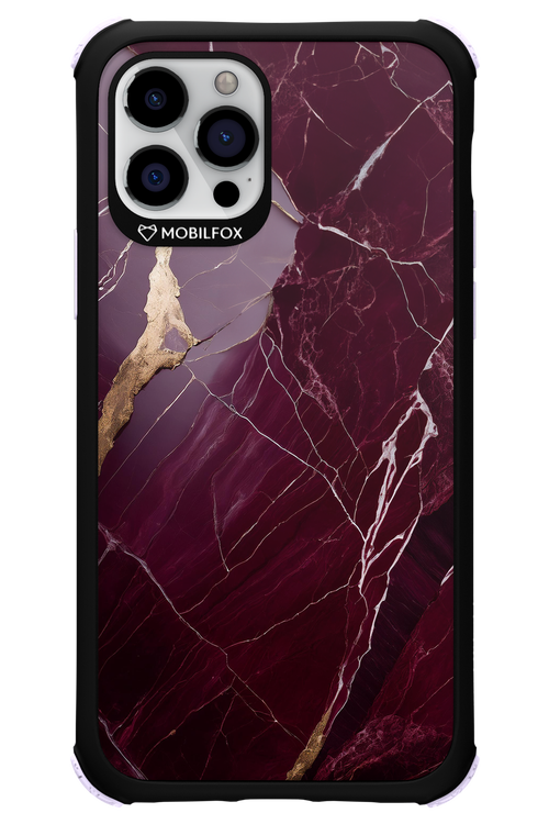 Burgundy Marble - Apple iPhone 12 Pro