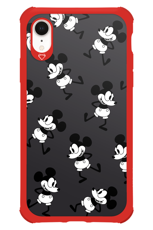 Iconic Mouse (antracite pattern) - Apple iPhone XR