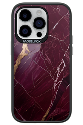 Burgundy Marble - Apple iPhone 14 Pro